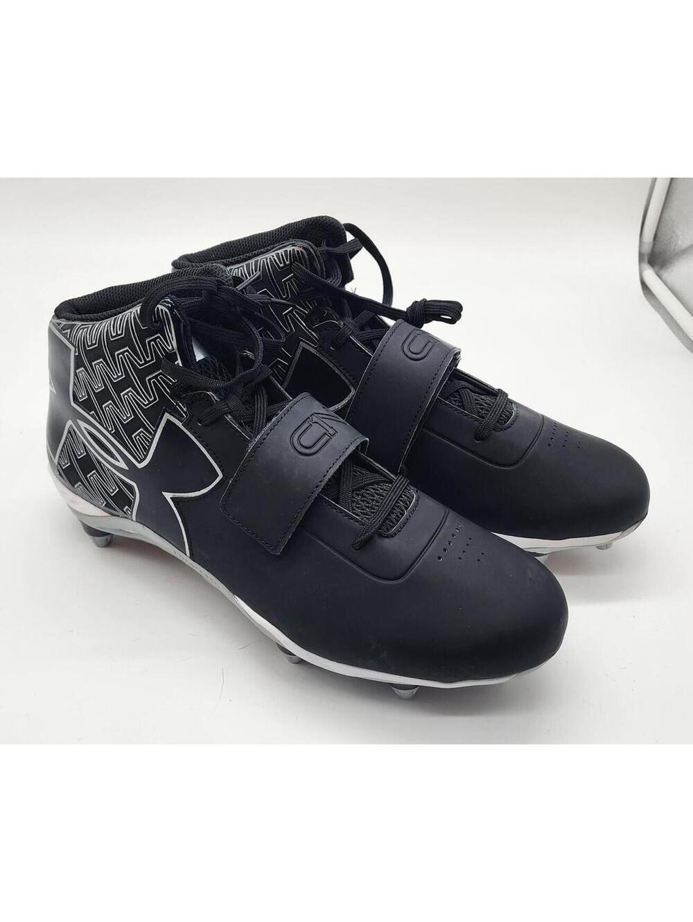 New Under Armour Cleats UA C1N Mid Football Cleat 1264317-001  US 13